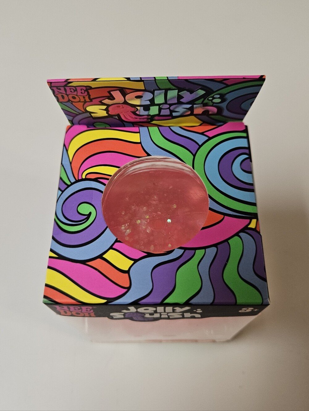 NeeDoh Pink Jellyfish Jelly Squish New In Box Authentic Schylling - Picture 6 of 6